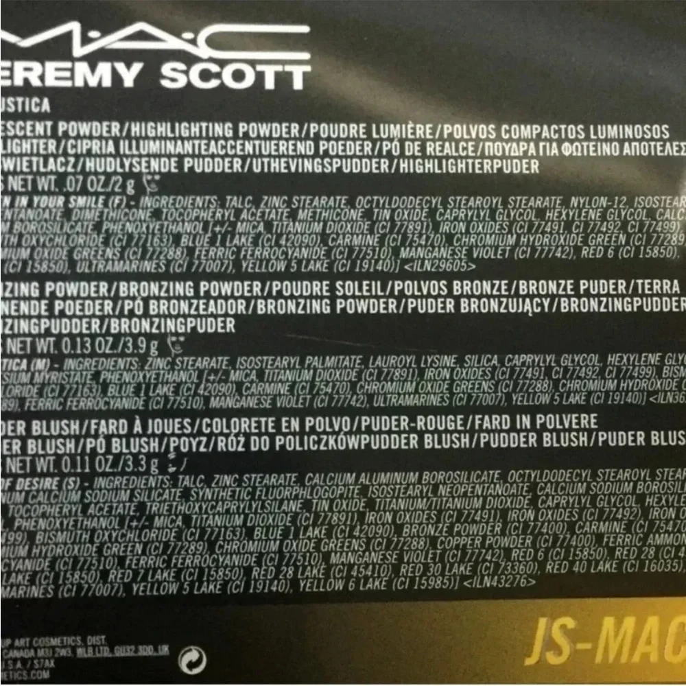 MAC Cosmetics Jeremy Scott Cheeky Vol. 1 Mixtape Blush Palette